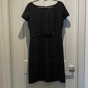 Ann Taylor black shift dress